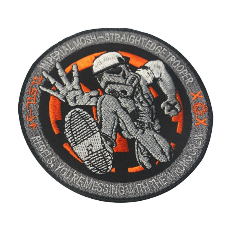 Вышивка патч Звездные войны Императорский Штурмовик вышитые патчи Военная