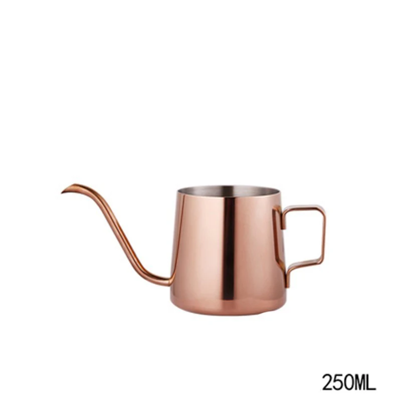 250ml350ml мини кофейник из нержавеющей стали турецкий длинный рот тонкий горшок
