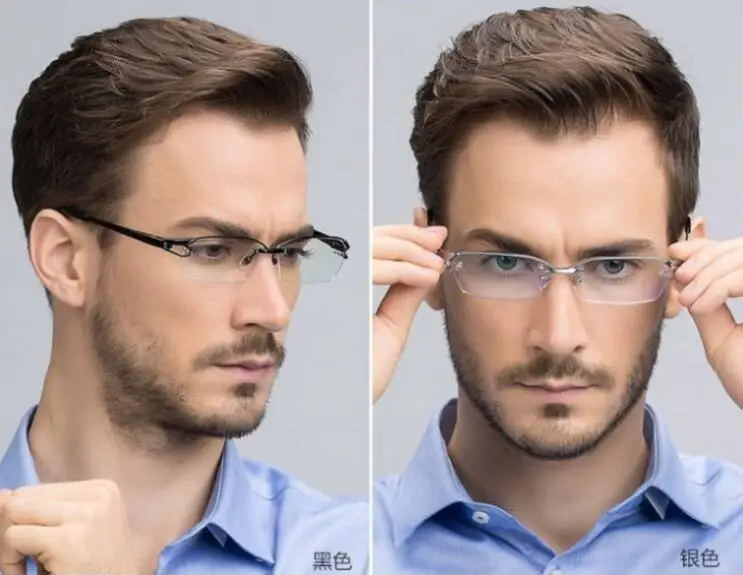 100% титановые оправы для очков полуоправы очки Rx able|rimless eyewear|glasses halfframe glasses |
