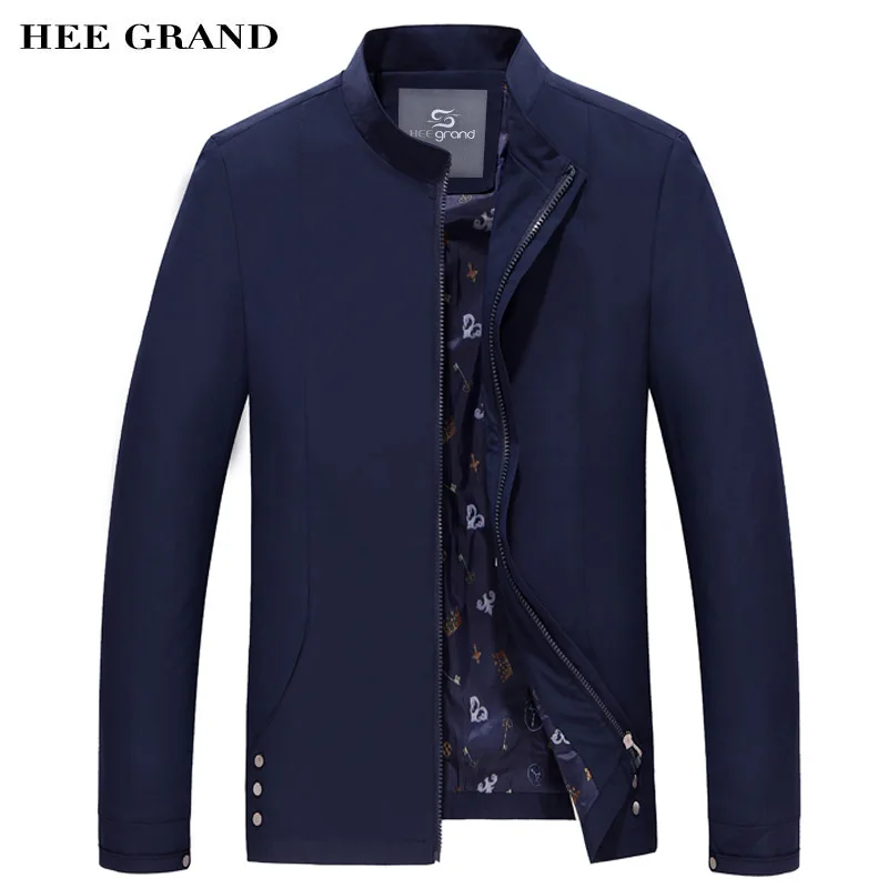 HEE GRAND/мужская куртка в повседневном стиле Лидер продаж 2018 года однотонная