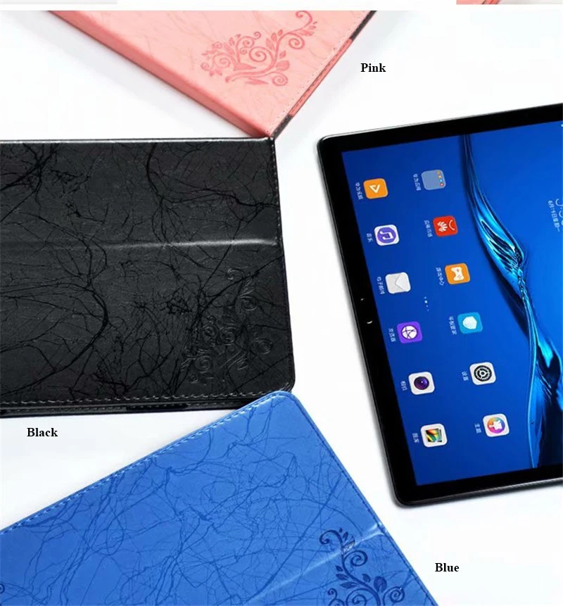 Чехол для huawei mediapad M5 lite 10 из искусственной кожи с подставкой для huawei mediapad m5 lite BAH2-W19/L09/W09+ пленки