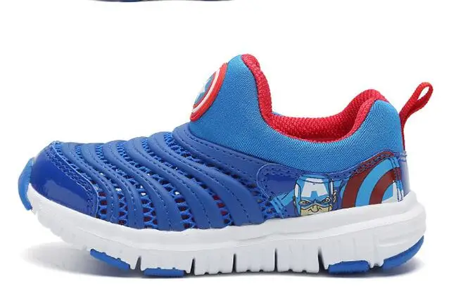 Дисней мальчики и девочки детская повседневная обувь весна лето Человек-паук