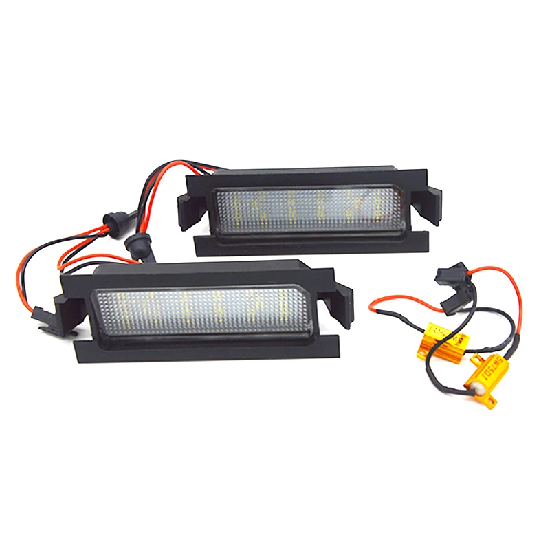 Atreus Автомобильный светодиодный номерной знак 12 В с Canbus Белый 18 SMD лампа Стайлинг