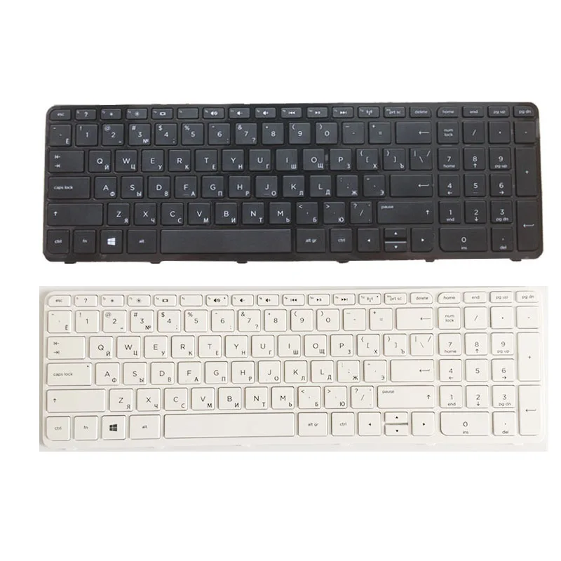 Новая русская клавиатура для HP 710248 251 9Z.N9HSQ.00R R65 AER65700110 SN6126 V140546AS1 RU черно белая с