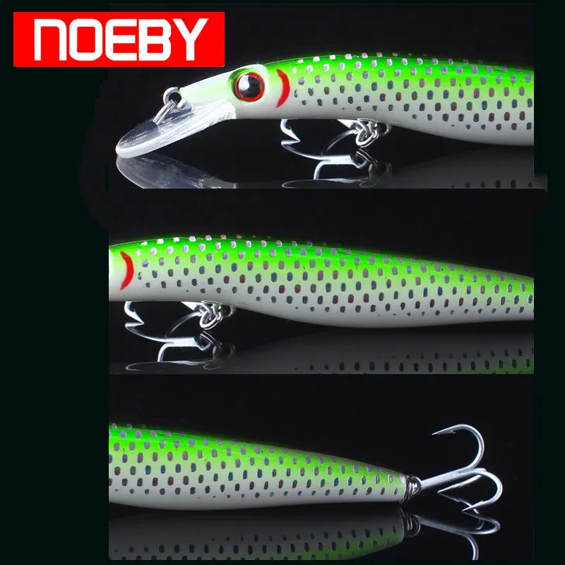 NOEBY приостанавливать рыболовная приманка 70 мм/7 8 г Minnow приманки цветов ИСОГД