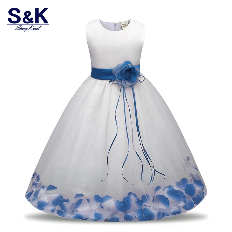 Girls Clothes for Girl Teenager Evening Dress Baby Flower Children Costumes Kids Party Princess Wedding Dresses XQ-206 | Детская одежда