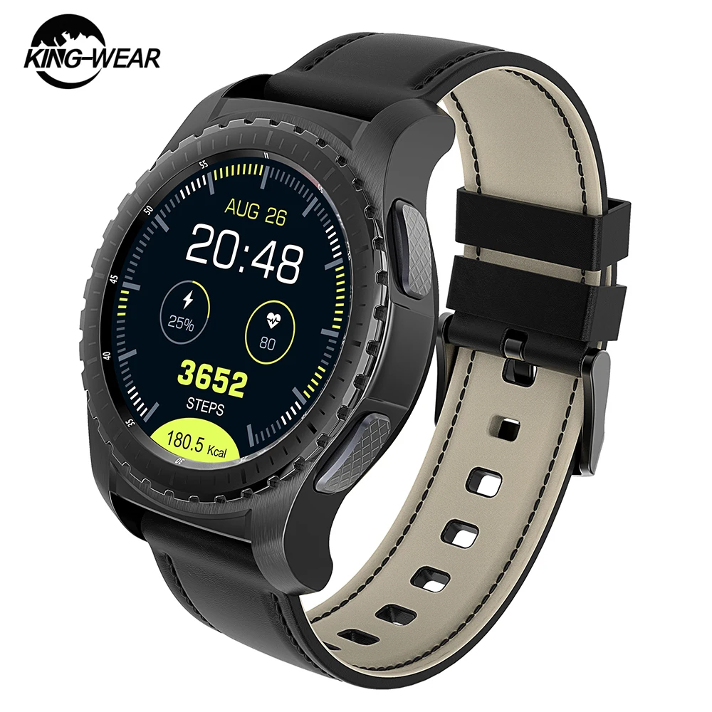 Смарт-часы KingWear KW28 для телефона, Смарт-часы, 1,3 дюймов, напоминание о малоподвижности, пульсометр, анти-потеря, удаленная камера, умные часы