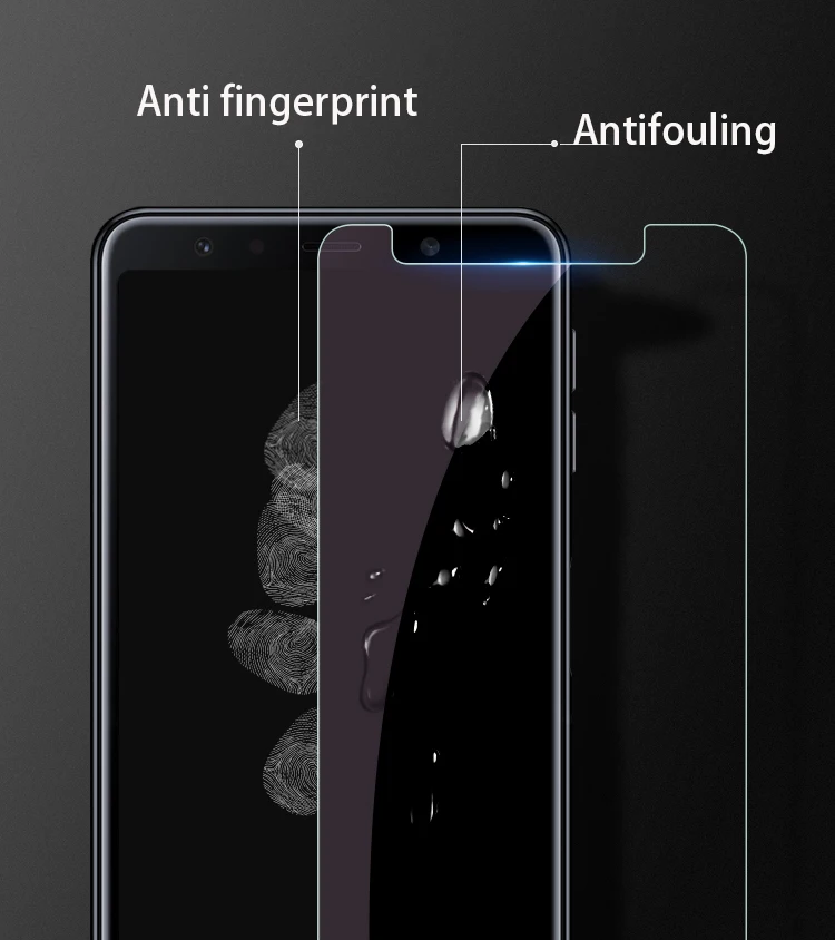 2.5D с уровнем твердости 9 H Экран Защитное стекло для samsung Galaxy A5 A6 A7 A8 2018 закаленное +