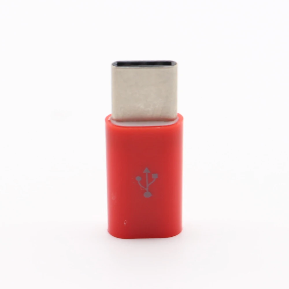 2 шт. для iPhone к Micro USB/type-C адаптер зарядного устройства женский штепсельный