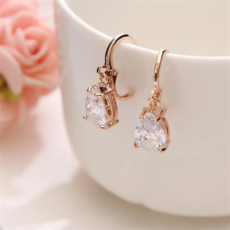 Серьги женские модные циркониевые серьги золотого цвета для вечеринок|pendant