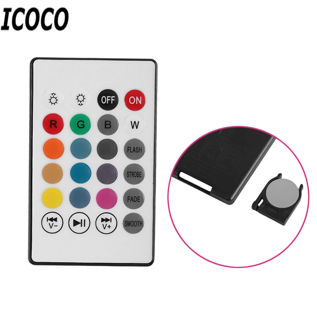 ICOCO 28 светодиодный s 12 W умный беспроводной Bluetooth светодиодный Стереодинамик RGB цветная лампочка свет Музыка лампа+ пульт дистанционного управления Лидер продаж