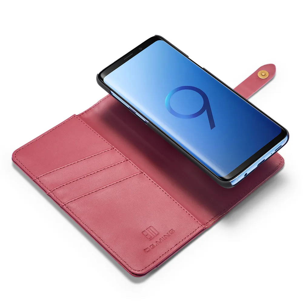 Чехол-книжка для samsung Galaxy Note9 Coque note8 съемный чехол-кошелек из искусственной кожи s9