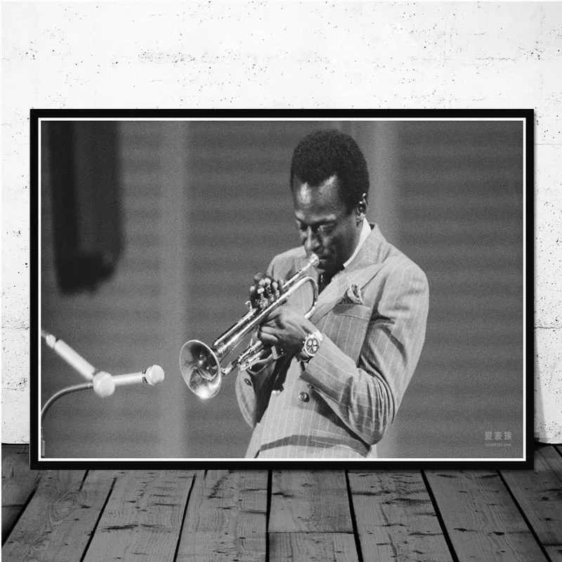 Posters and Prints Miles Davis Poster Kind Of Blue Jazz Music Album Poster Wall Art Picture Canvas Painting for Room Home Decor - Цвет: 0019