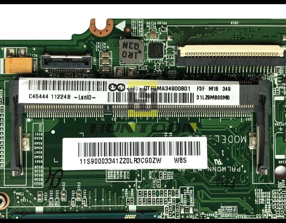 High quality FRU:90003341 For Lenovo Ideapad U430 Laptop Motherboard DA0LZ9MB8F0 LZ9 SR16Z I7-4500U DDR3 100% Fully Tested | Компьютеры и