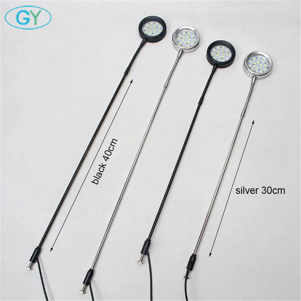 5 Вт USB гусиная шея светодиодные Ландшафтные светильники для растений черное