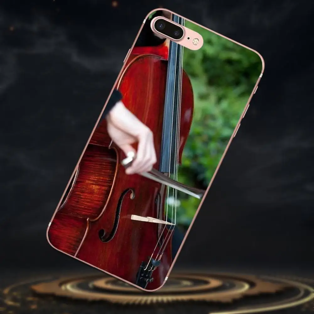 Soft New Style Unique Vivid Violin And Musical For Xiaomi Redmi Note 2 3 3S 4 4A 4X 5 5A 6 6A Pro Plus | Мобильные телефоны и