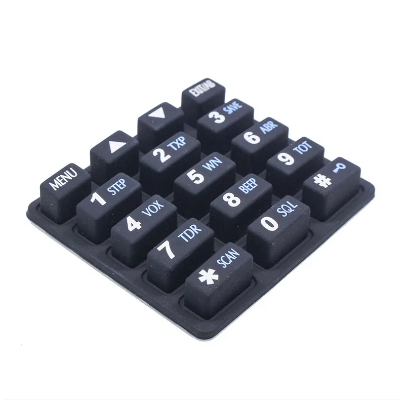 Оригинальные цифровые клавиши клавиатуры Baofeng 10 шт. для рации UV82 UV82plus радио с