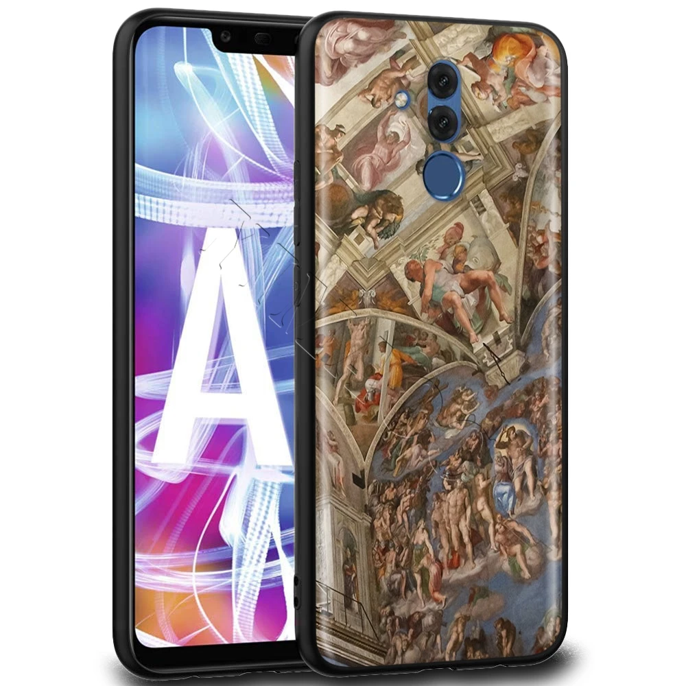 Силиконовый чехол YIMAOC Микеланджело Сотворение Адама для Huawei Honor 6a 7a 7c 7x8 9 10 Lite Pro Y6