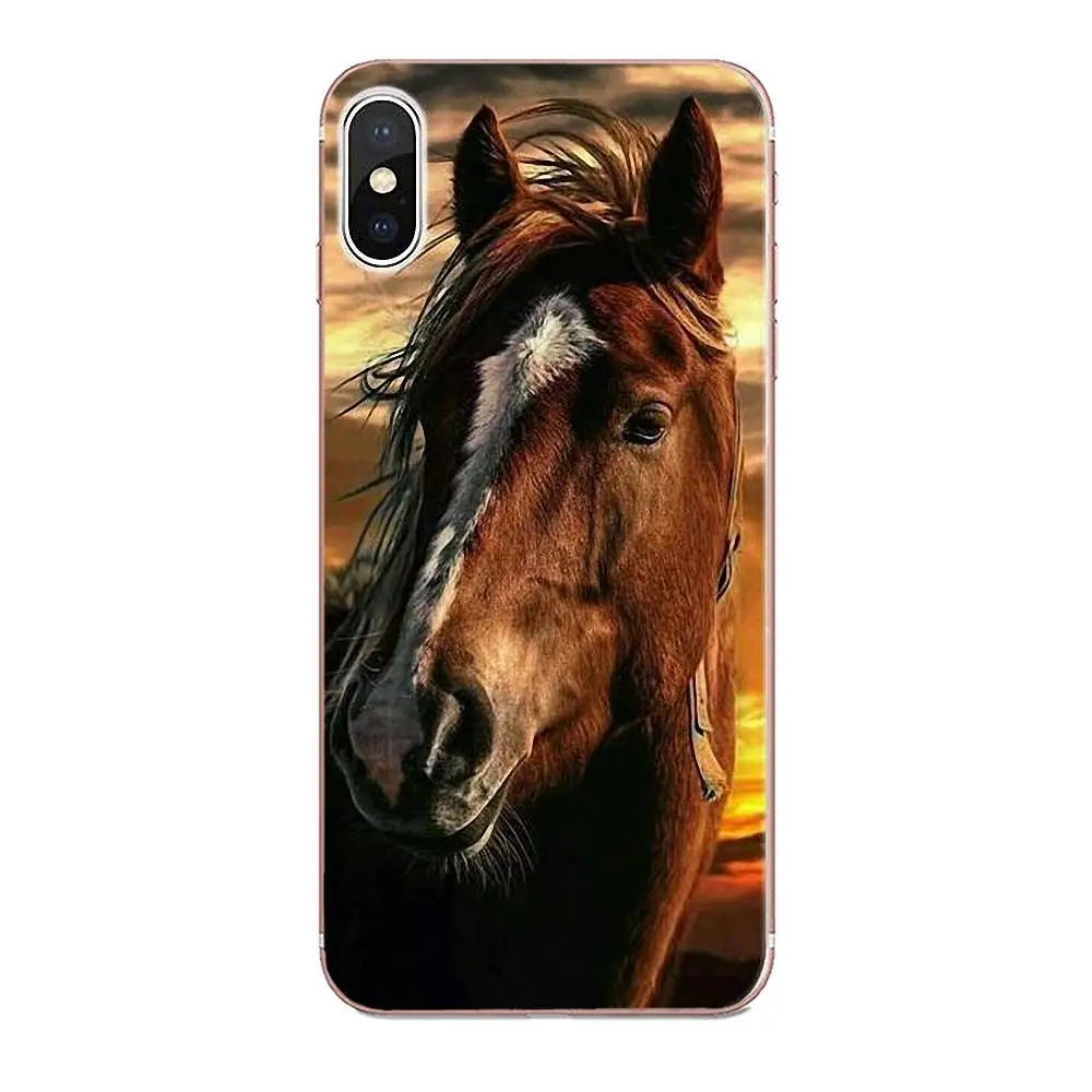Отличные Красивые лошади беговые мягкие Новое поступление для Galaxy J1 J2 J3 J330 J4 J5 J6 J7