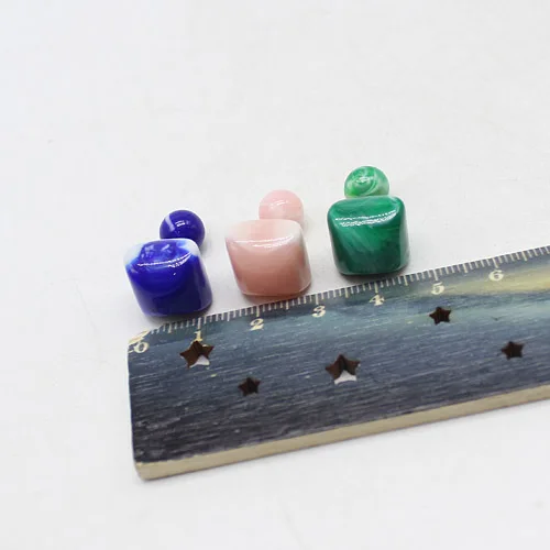 A135 минималистский Забавные милые Квадратный Блок синий Двусторонняя одежда уха