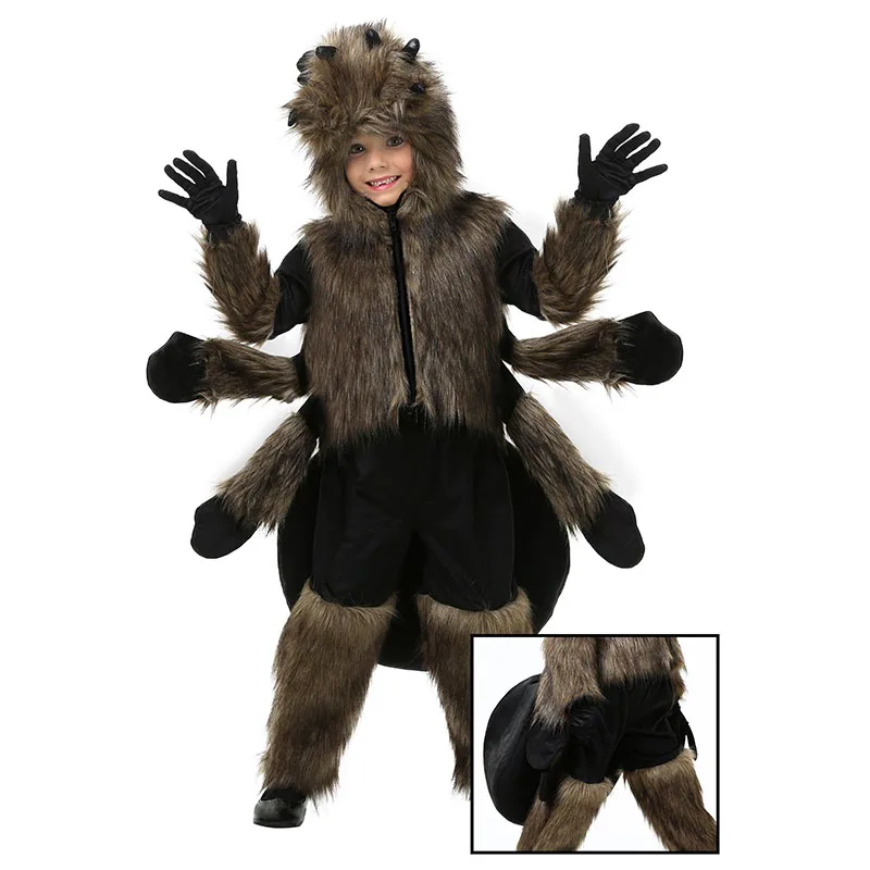 Зимние костюмы для костюмированной вечеринки с изображением маленького паука на