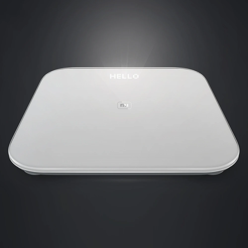 Умные весы Xiaomi Mijia Mi Weight цифровые для здоровья с поддержкой Android 4 iOS 7 Bluetooth 0 белые |