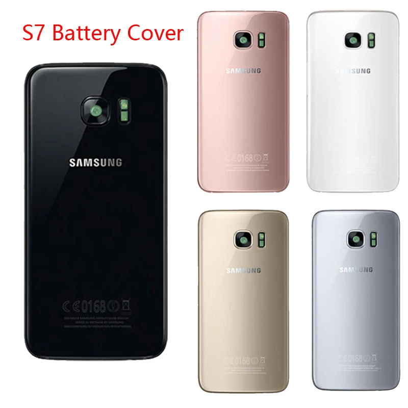 Оригинальный 5 1 ''для SAMSUNG Galaxy S7 плоский G930 G930F Задняя крышка батареи стекло