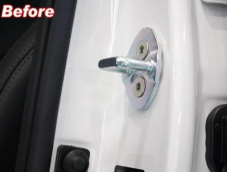 Декоративный чехол для дверного замка автомобиля подходит kia soul 2012 2013 4 шт. в