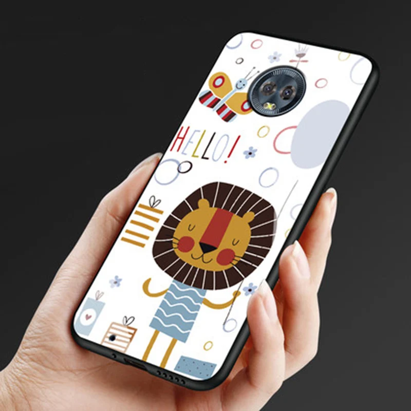 Роскошный чехол из закаленного стекла для Moto G6 Защитные чехлы G 6 XT1925-10 MotoG6 |