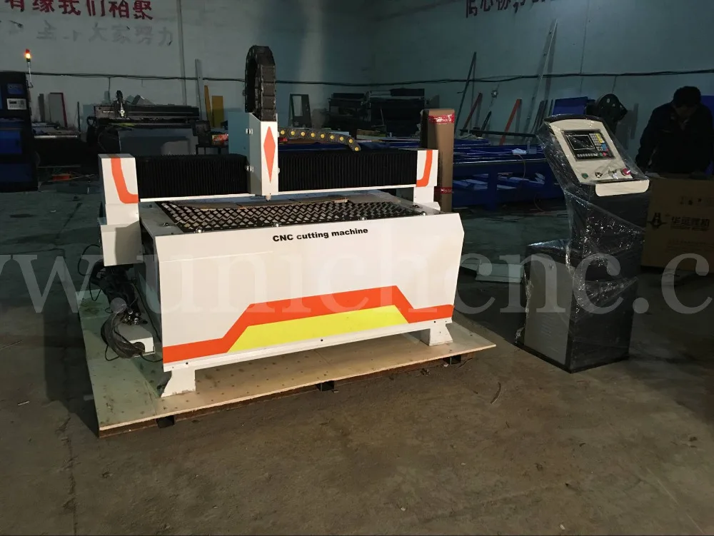 UNICHCNC Горячая продажа Huayuan 63A 8 мм толщиной стали плазменной резки металла|machine