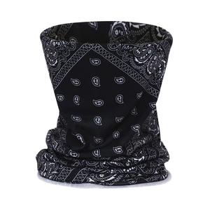 Многофункциональная бандана, кубическая черная маска для лица с 3D принтом, Спортивная Повязка на голову, велосипедные трубчатые Волшебные банданы