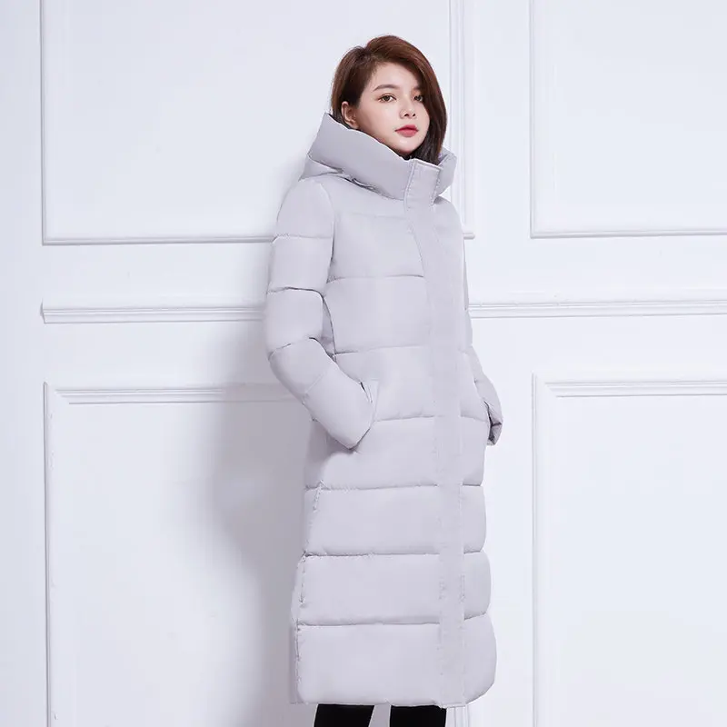 3XL размера плюс пуховик хлопок зимняя куртка для женщин Abrigo Mujer с капюшоном