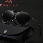 Очки-авиаторы Psacss поляризационные фотохромные для мужчин и женщин, классические брендовые дизайнерские солнечные очки в оправе из сплава, для вождения, рыбалки