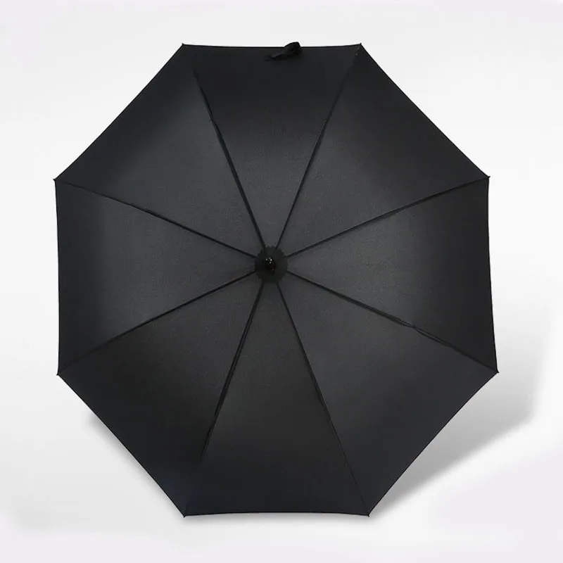 

8K Creative black Japanese Long Handle Large Windproof Samurai Sword Umbrella Japan Ninja Sun Umbrella Straight Umbrella Open