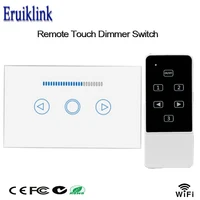 smart home 433mhz rf control dimmer switchus standard touch screen wireless remote control home light dimmer switch panel
