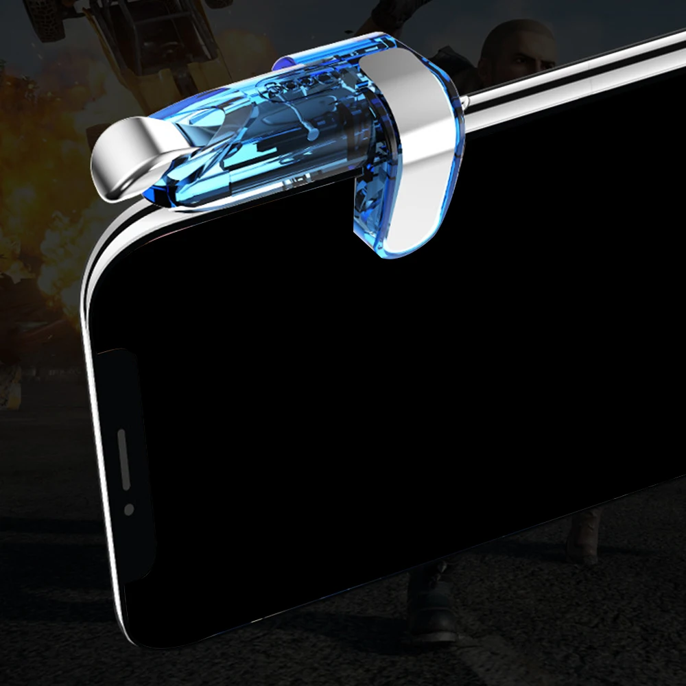 Кнопка огня геймпад игровой контроллер телефон игра для iPhone Android PUBG Чувствительная металлическая кнопка пуска L1R1 шутер Aim джойстики