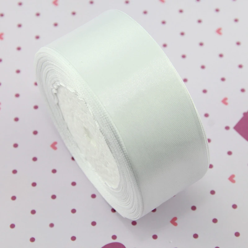 PF 1 Рулона 25 метров 2 4 см Атласные Ленты Grosgrain Для Свадебные Украшения Упаковка