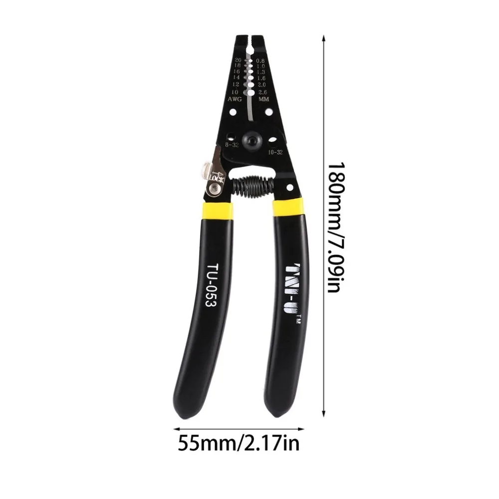 2018 New TU-053 High Quality Cable Wire Stripper Cutter Crimper Automatic Multifunctional TAB Terminal Crimping Plier Tools | Инструменты