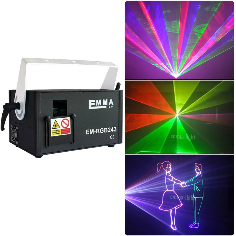 Полноцветный лазерный rgb ilda 2 Вт/лазер dmx Диско dj сценический открытый событие