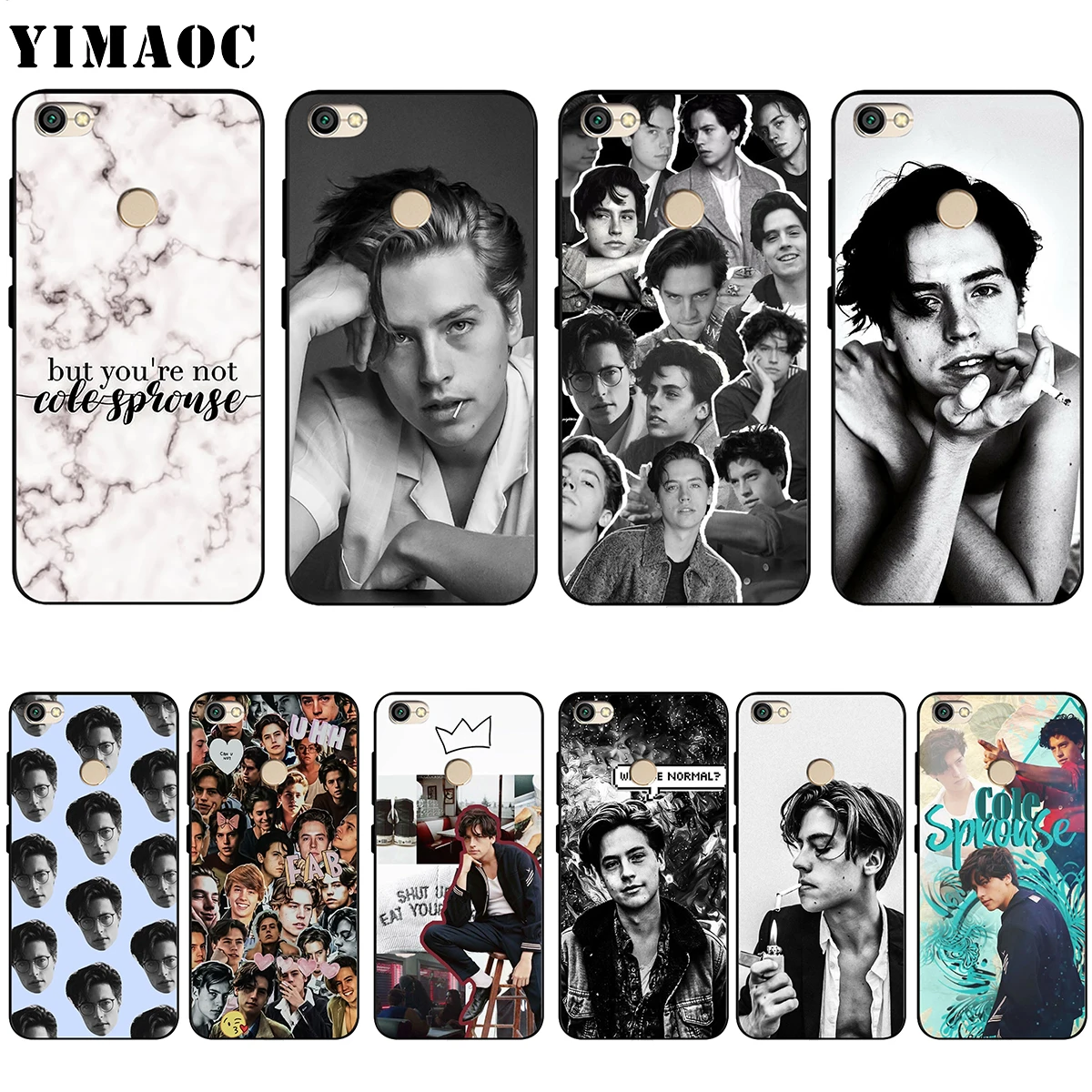 Чехол Cole Sprouse для Xiaomi Redmi MI Note MAX 3 6a 7 6 8 9 10 GO SE A1 A2 A3 Lite 8A F1 Pro|Бамперы| |