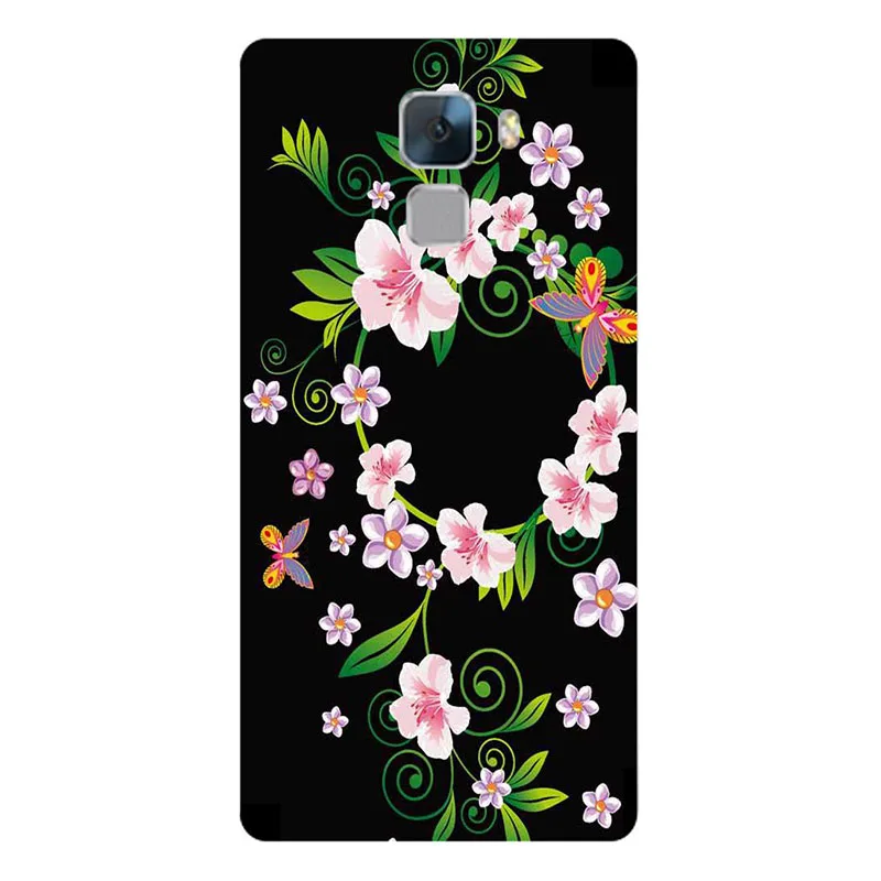 Чехол для huawei Honor 7 цветок мультфильм листья керамика тяжелых случаях телефон