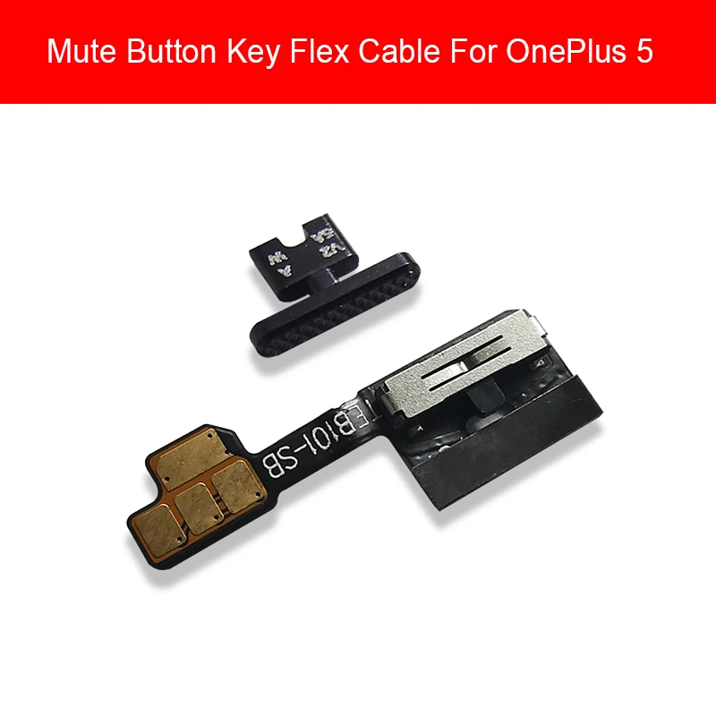 Немой боковой кнопки гибкий кабель для Oneplus One Plus 5 A5000 кнопка отключения звука и