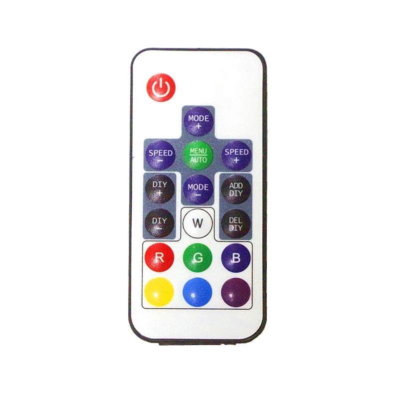 DC5-24V 358 вида воздействия 2048 Пиксели 17Key RF DIY Мечта Цвет светодиодный пульт дистанционного управления для 5V 12V пикселей Светодиодные ленты/модули/Панель