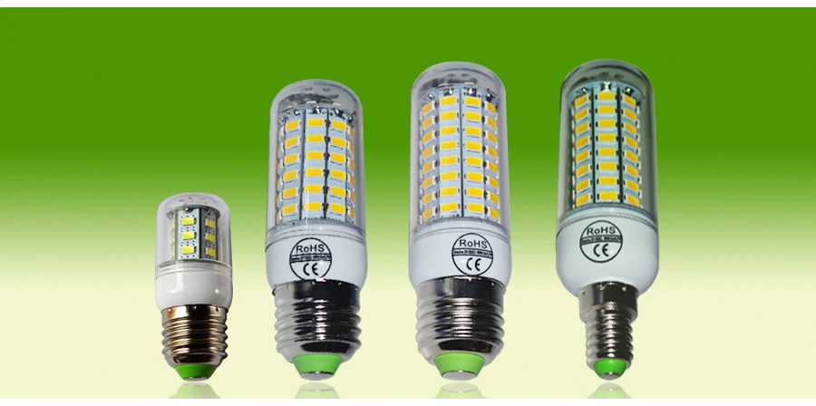 E27 светодиодный Светодиодная лампа-кукуруза E14 светодиодный лампы 220 V SMD 5730 24 светодиодный 36 светодиодный 48 Светодиодный 56 светодиодный 69 светодиодный Люстра Светодиодная лампа свеча для украшения дома