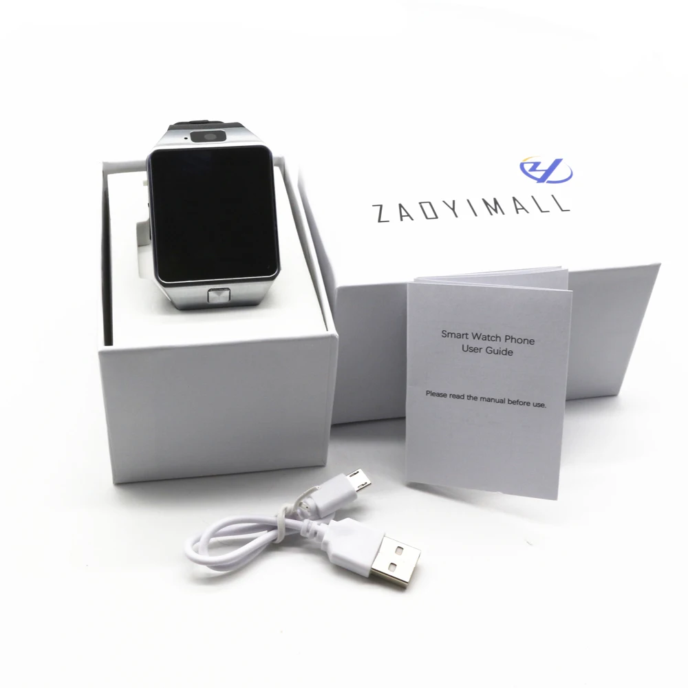 Zaoyimall оригинальный DZ09 Bluetooth мужские Smart Watch Поддержка SIM/карты памяти Носимых