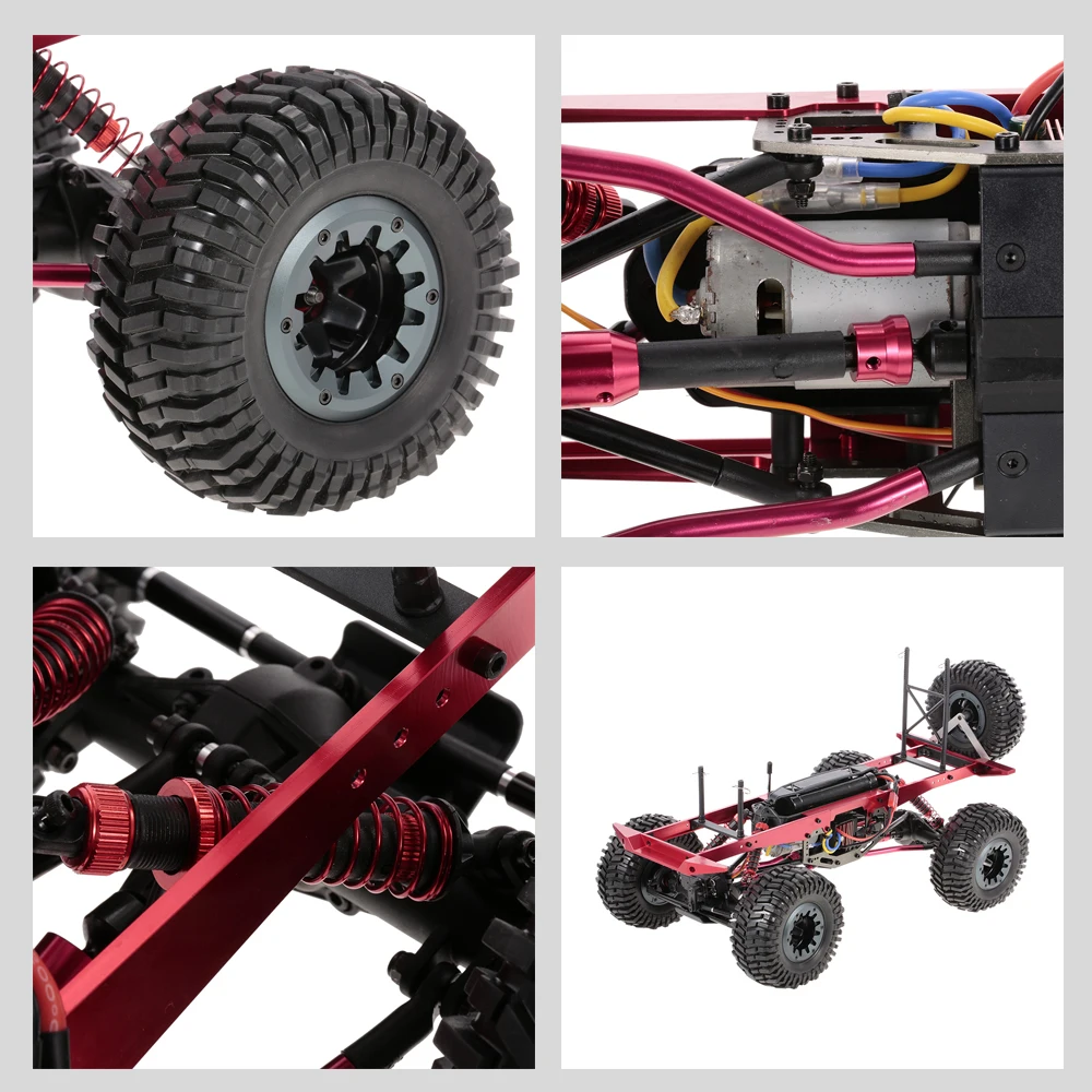 08422 Радиоуправляемая машина 1/8 2 4G 2CH 4WD RC Рок-гусеничный внедорожный альпинистский