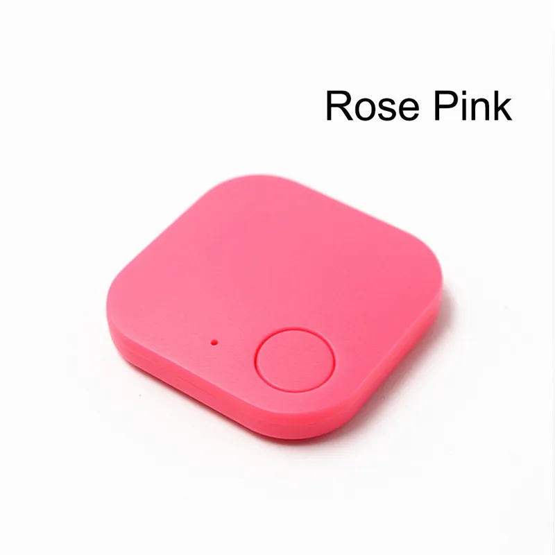 Rose Pink Автомобильный Мотор Смарт Мини Bluetooth gps трекер дети животные бумажник ключи сигнализации локатор в реальном времени Finder устройства Аксессуары для электроники - Цвет: Rose Pink