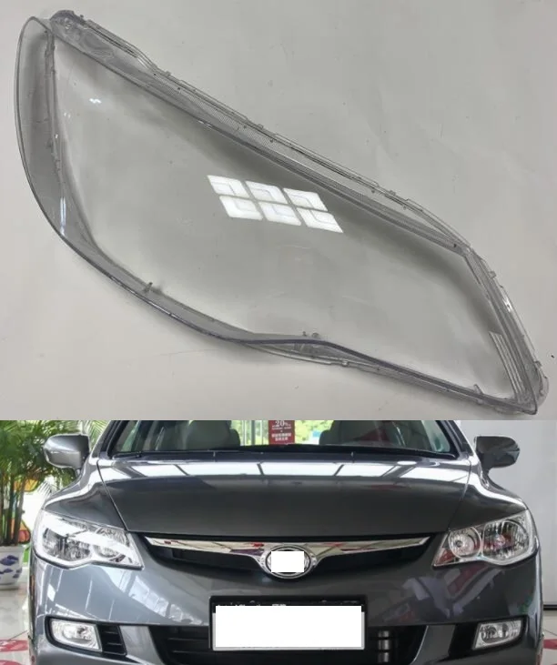CAPQX для CIVIC FD2 FD1 06-11 CIIMO 12-15 передняя фара крышка абажур водонепроницаемый яркий абажур стеклянный корпус капот