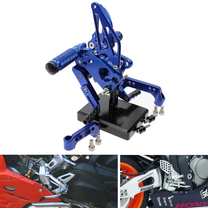 

CNC Del Motociclo Pedane Regolabili Posteriori Set Spina Del Piede For Ducati 899 Panigale 899 2014-2015