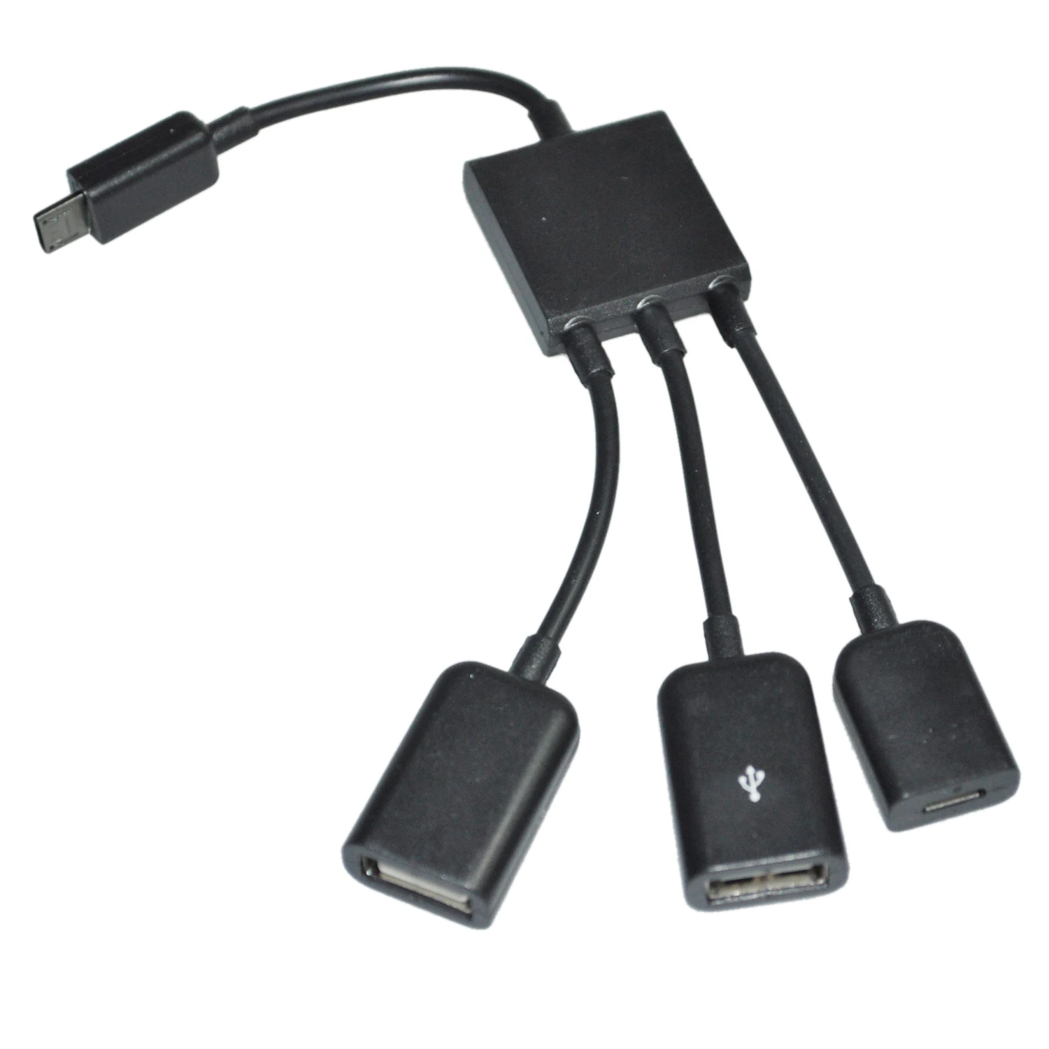 USB 2 0 концентратор сплиттер 3 порта способ микро черный 19 см Новый|usb 2.0 hub|hub splitterusb |